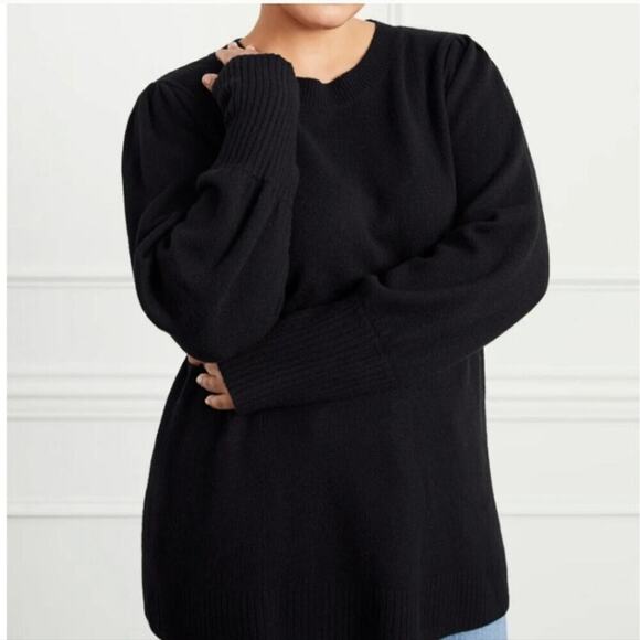 Hill House NWT Black 100% Merino Wool Silvia Pullover Sweater L SOLD OUT - Picture 13 of 13